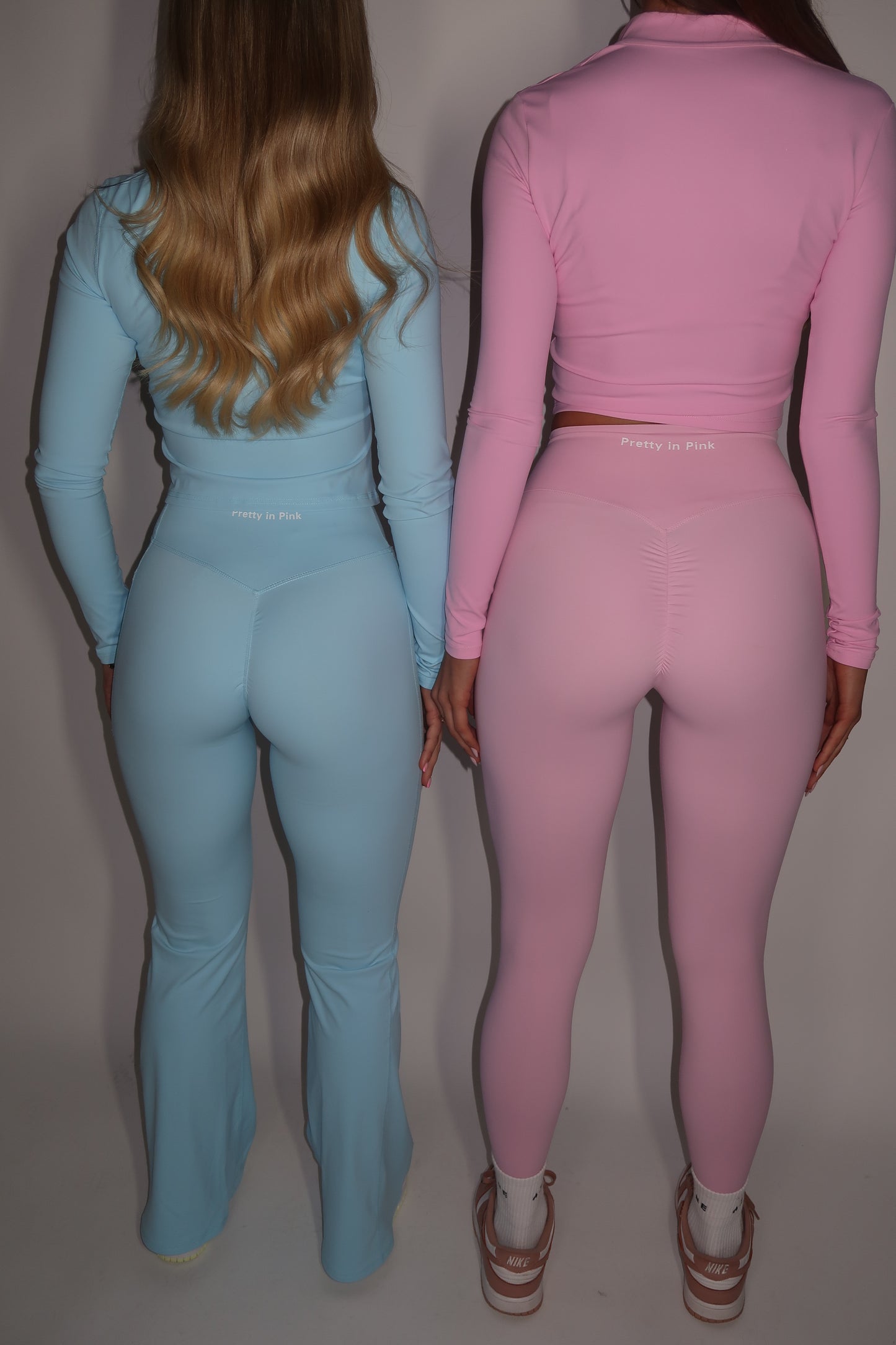PRE-ORDER GYM GIRL ERA EXCLUSIVE Blue Sculpt V Waist flared bottoms