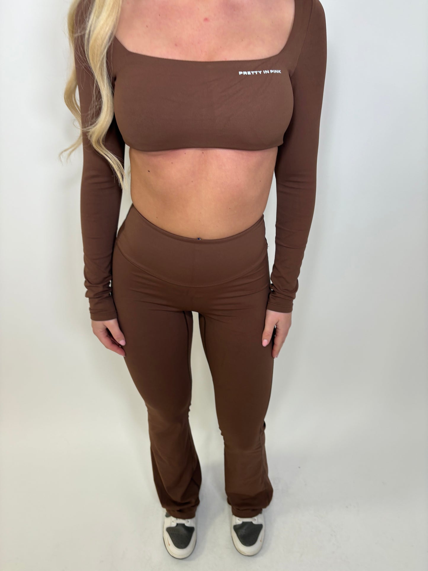 GYM GIRL ERA EXCLUSIVE chocolate brown sculpt top