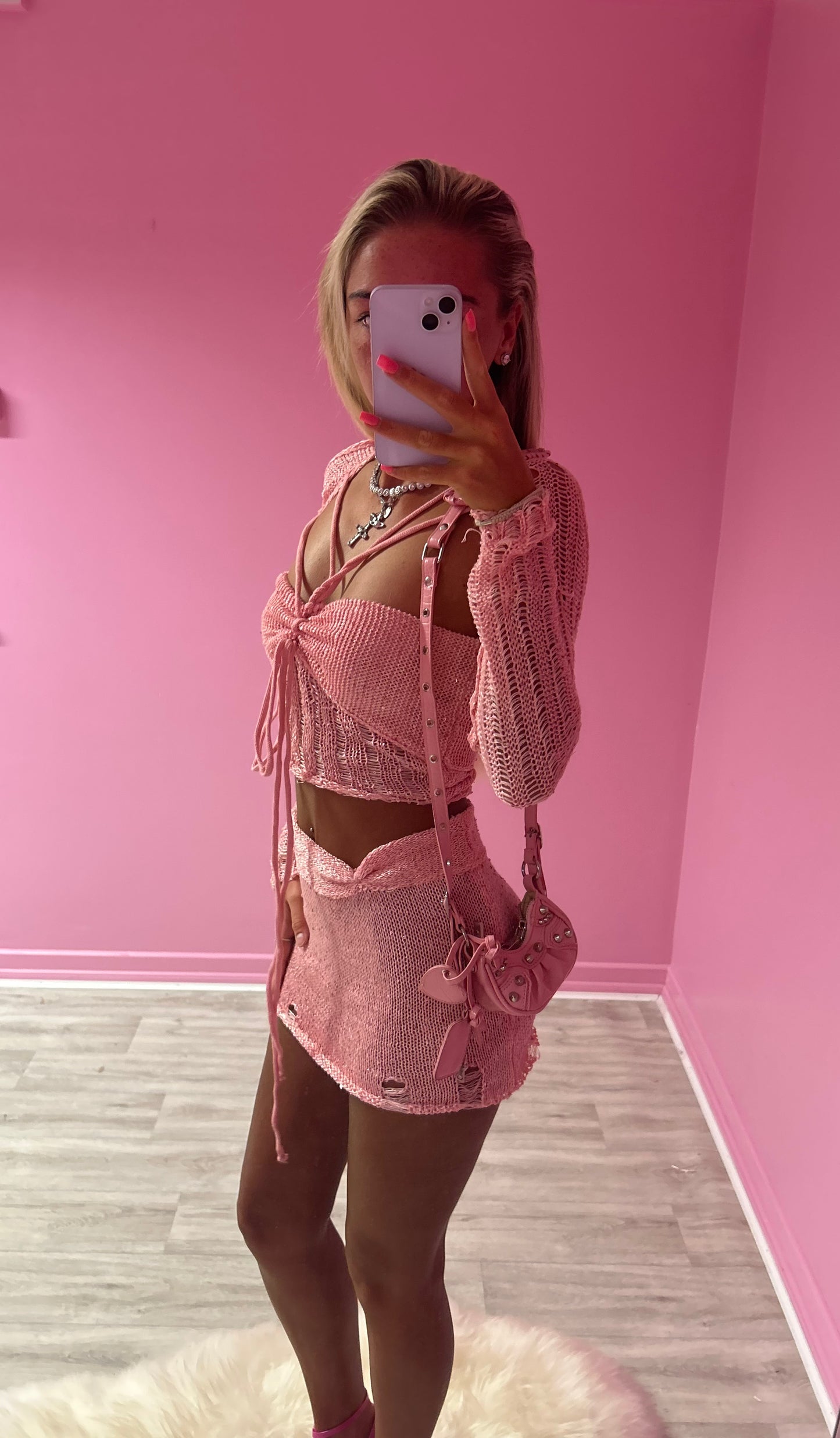 Pink Jazmin multi-way three piece