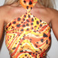 LIMITED EDITION HAND MADE AND DESIGNED IN HOUSE: Oasis halter neck top
