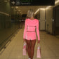 LIMITED EDITION HAND MADE AND DESIGNED IN HOUSE: Pink velour three piece shorts set
