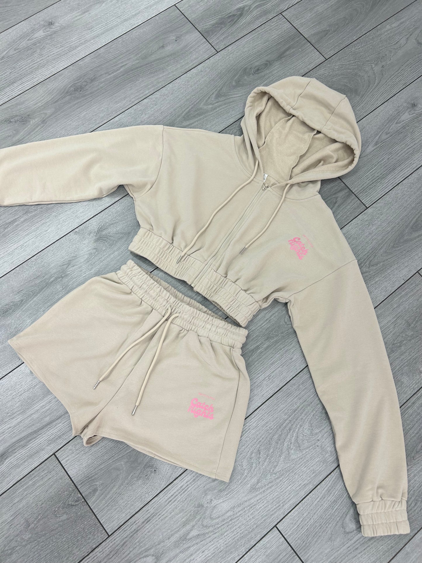 Catch flights shorts beige