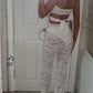 White lace cut out jumpsuit