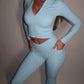 PRE-ORDER GYM GIRL ERA EXCLUSIVE Blue Sculpt jacket