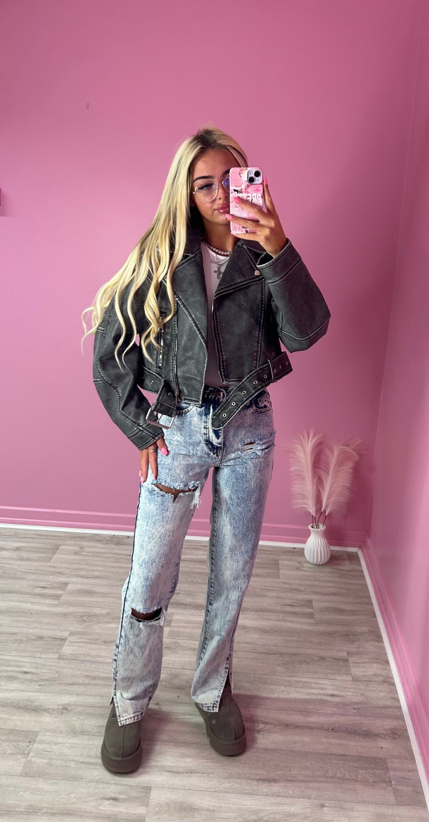 ‘Molly’ charcoal jacket