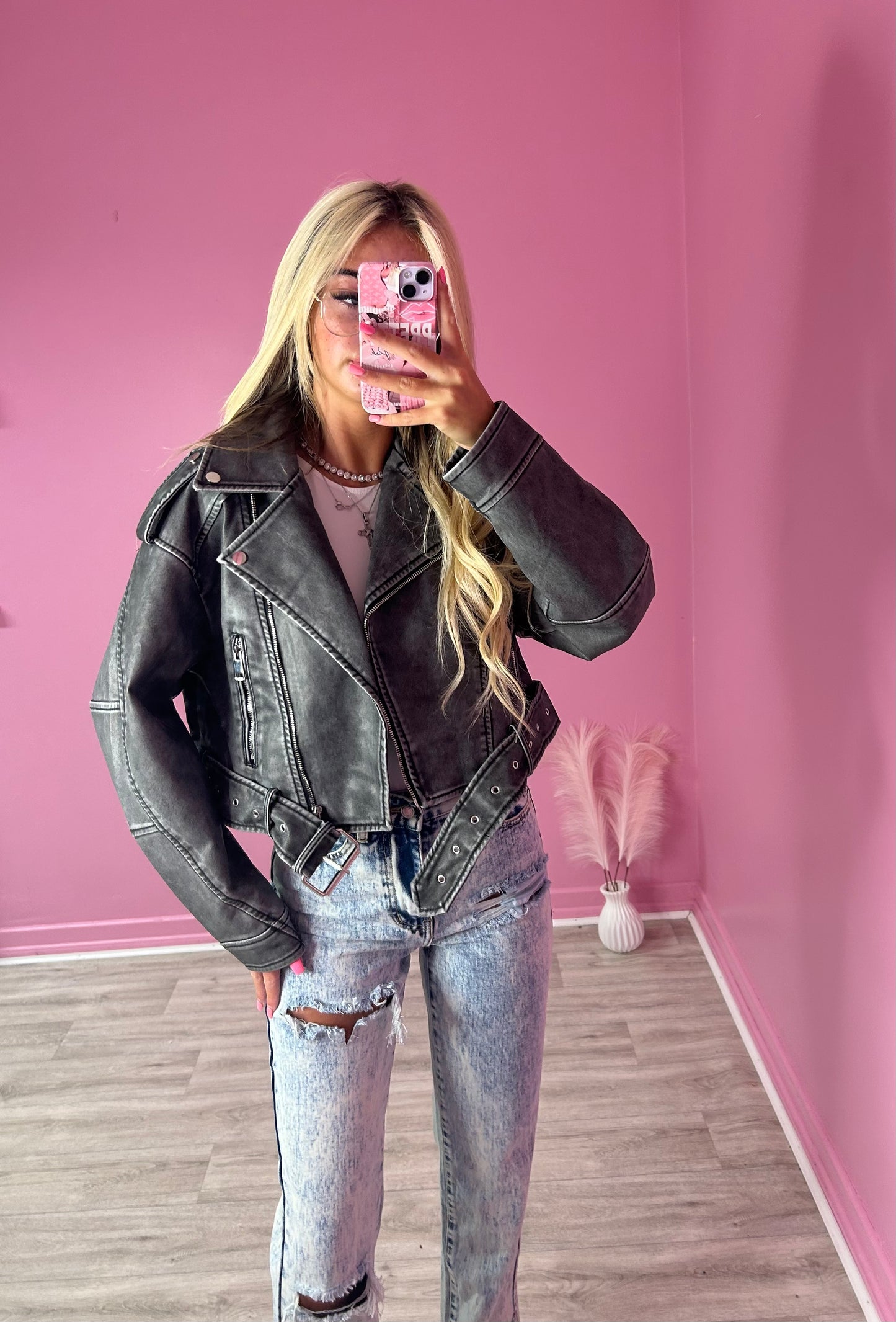 ‘Molly’ charcoal jacket