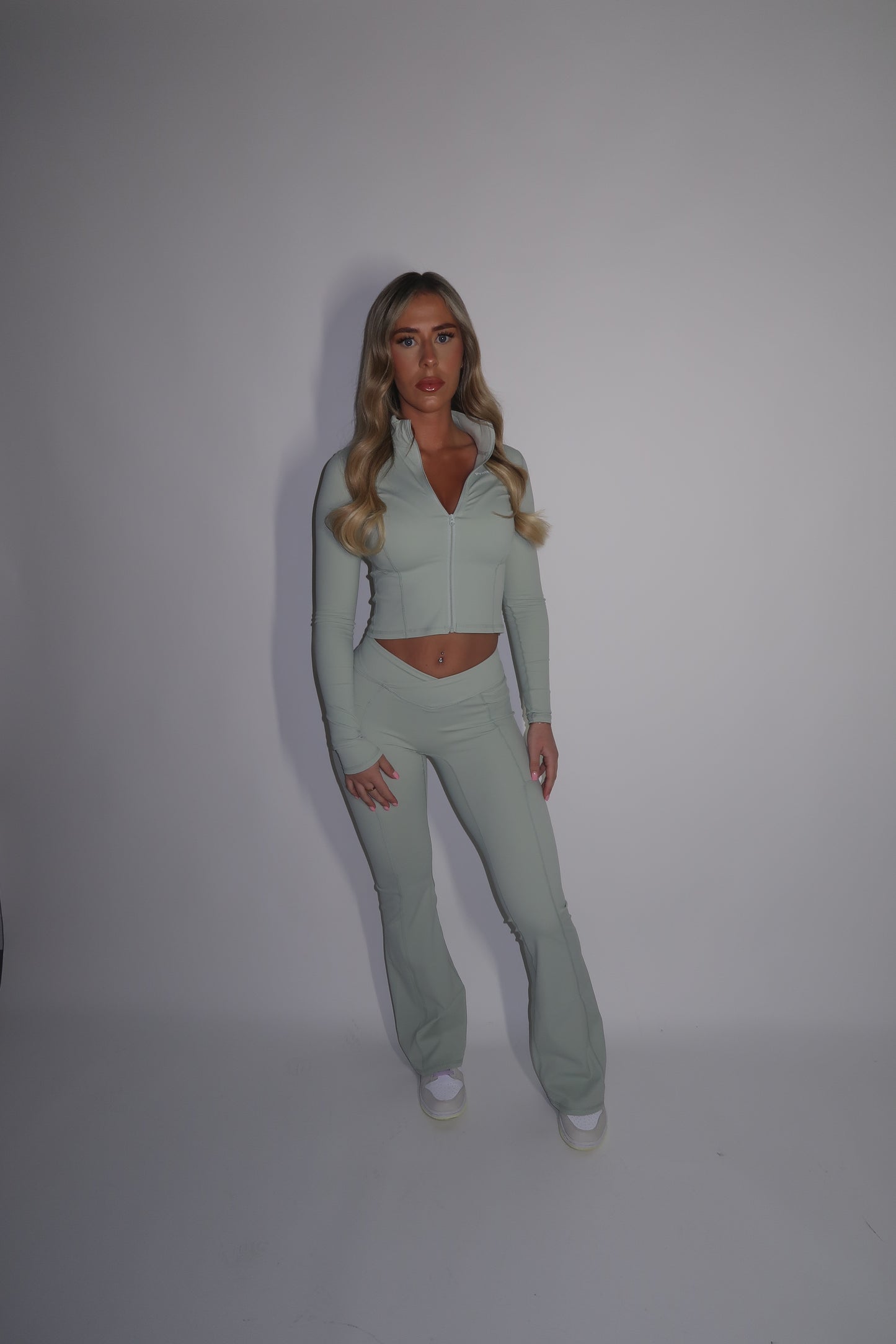 PRE-ORDER GYM GIRL ERA EXCLUSIVE Sage Sculpt jacket