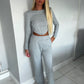 Grey corset tracksuit