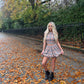 LIMITED EDITION HANDMADE & DESIGNED IN HOUSE: Tartan top and puff skirt