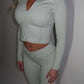 PRE-ORDER GYM GIRL ERA EXCLUSIVE Sage Sculpt jacket