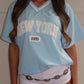 Blue Embossed Basketball T'Shirt
