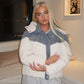 Denim white contrast jacket