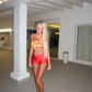 LIMITED EDITION HAND MADE AND DESIGNED IN HOUSE: Oasis halter neck top