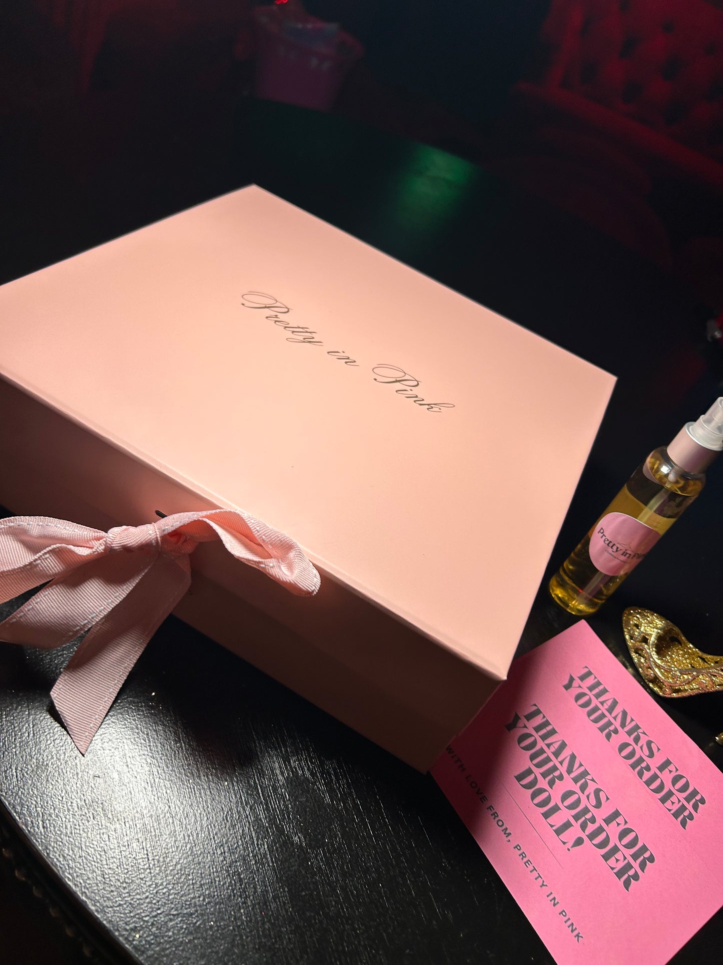 Luxury Pretty in Pink Gift Box (pink and gold)