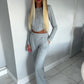 Grey corset tracksuit