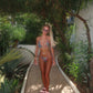LIMITED EDITION HAND MADE AND DESIGNED IN HOUSE: ‘Exotic’ bikini set