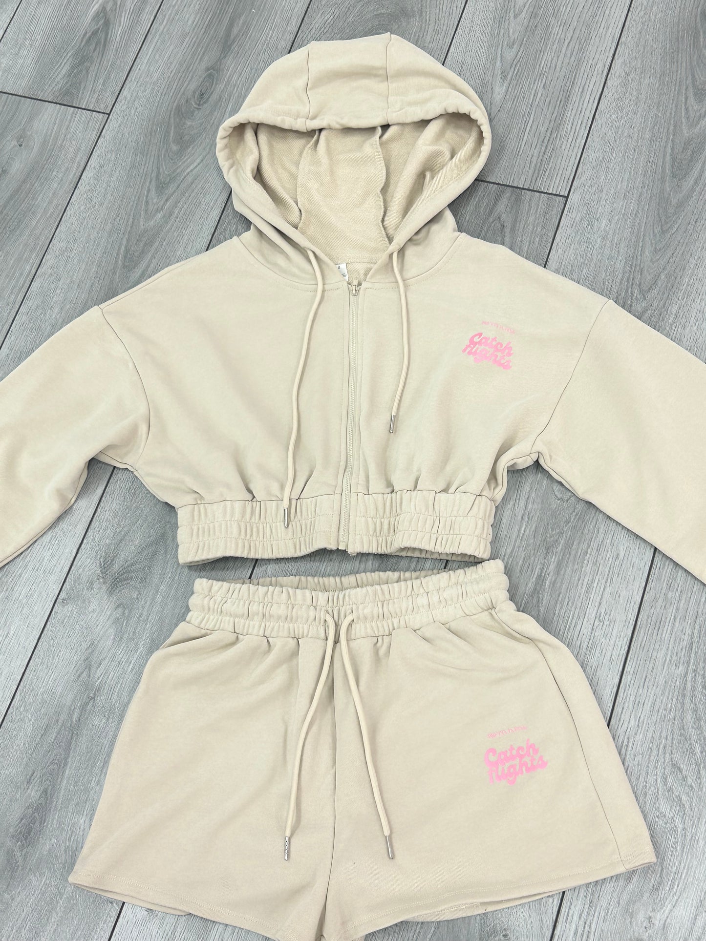 Catch flights shorts beige
