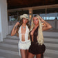 LIMITED EDITION HAND MADE AND DESIGNED IN HOUSE: Brown lace Lilly dress