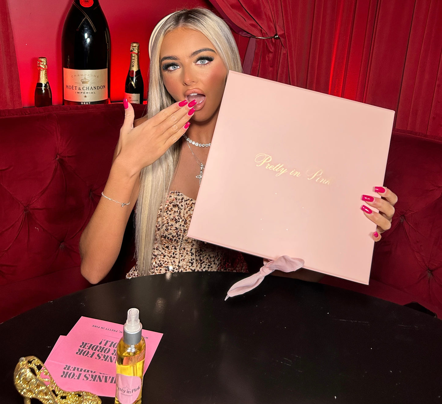 Luxury Pretty in Pink Gift Box (pink and gold)