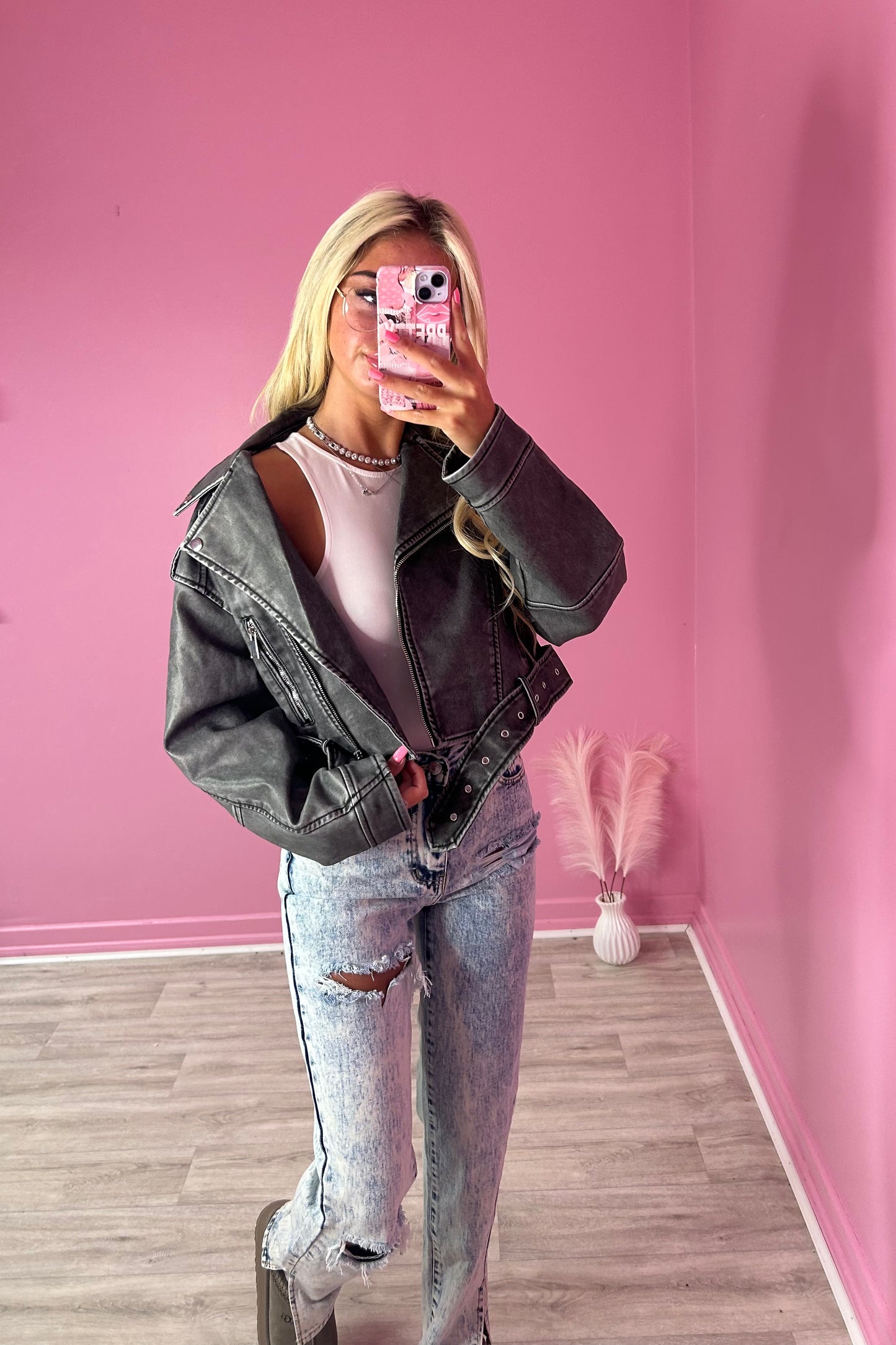 ‘Molly’ charcoal jacket