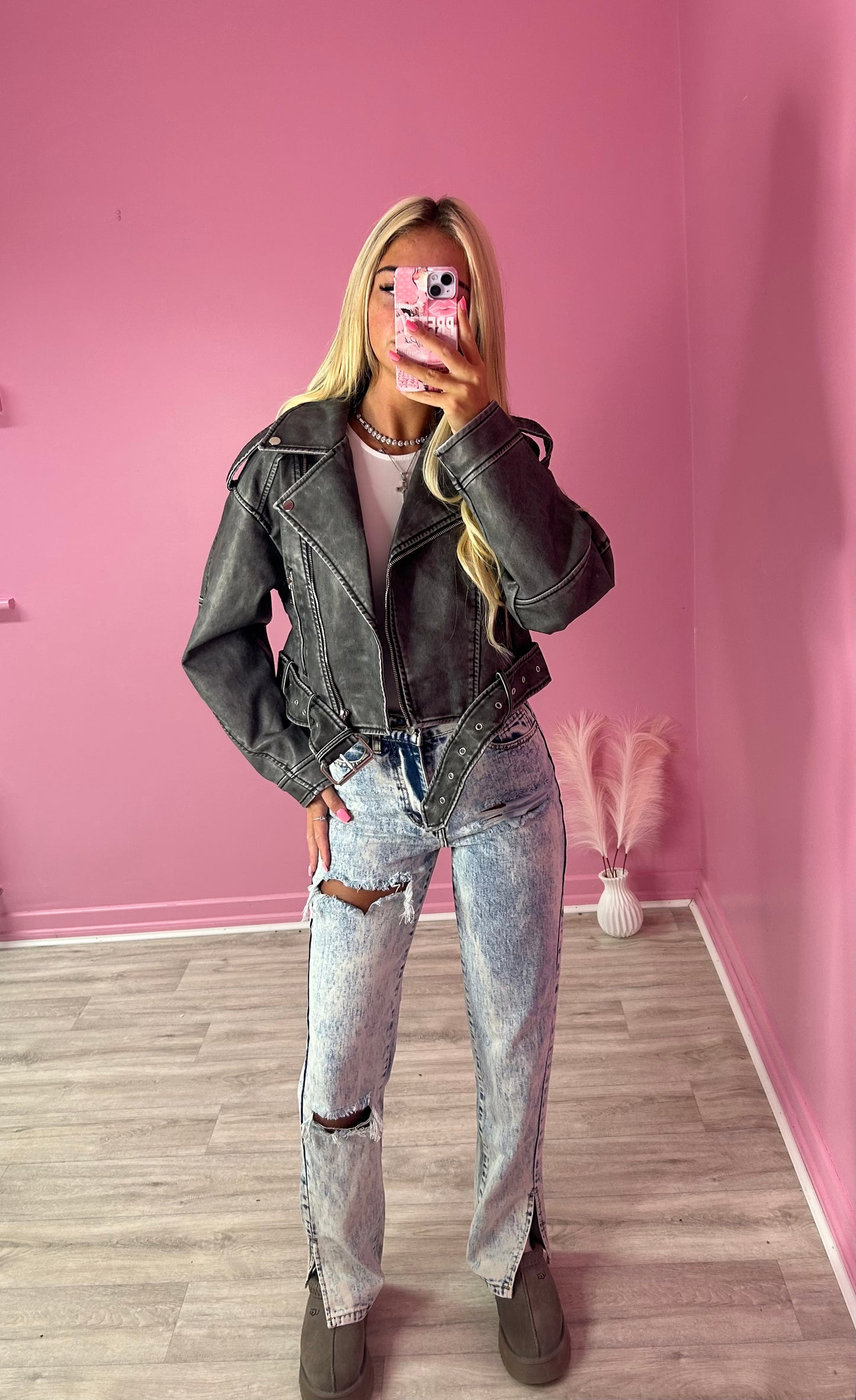 ‘Molly’ charcoal jacket