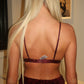 Burgundy bralet