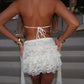 LIMITED EDITION HAND MADE AND DESIGNED IN HOUSE: Ivory lace lily dress
