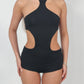 Elle black playsuit