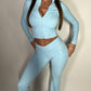 PRE-ORDER GYM GIRL ERA EXCLUSIVE Blue Sculpt jacket