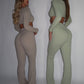 GYM GIRL ERA EXCLUSIVE Olive Sculpt flared trousers