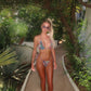 LIMITED EDITION HAND MADE AND DESIGNED IN HOUSE: ‘Exotic’ bikini set