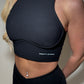 GYM GIRL ERA EXCLUSIVE Black sculpt silhouette top
