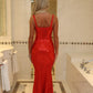 ‘Darla’ red midi dress