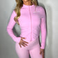 PRE-ORDER GYM GIRL ERA EXCLUSIVE Pink Sculpt Jacket