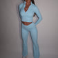 PRE-ORDER GYM GIRL ERA EXCLUSIVE Blue Sculpt jacket