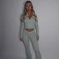 PRE-ORDER GYM GIRL ERA EXCLUSIVE Sage Sculpt jacket
