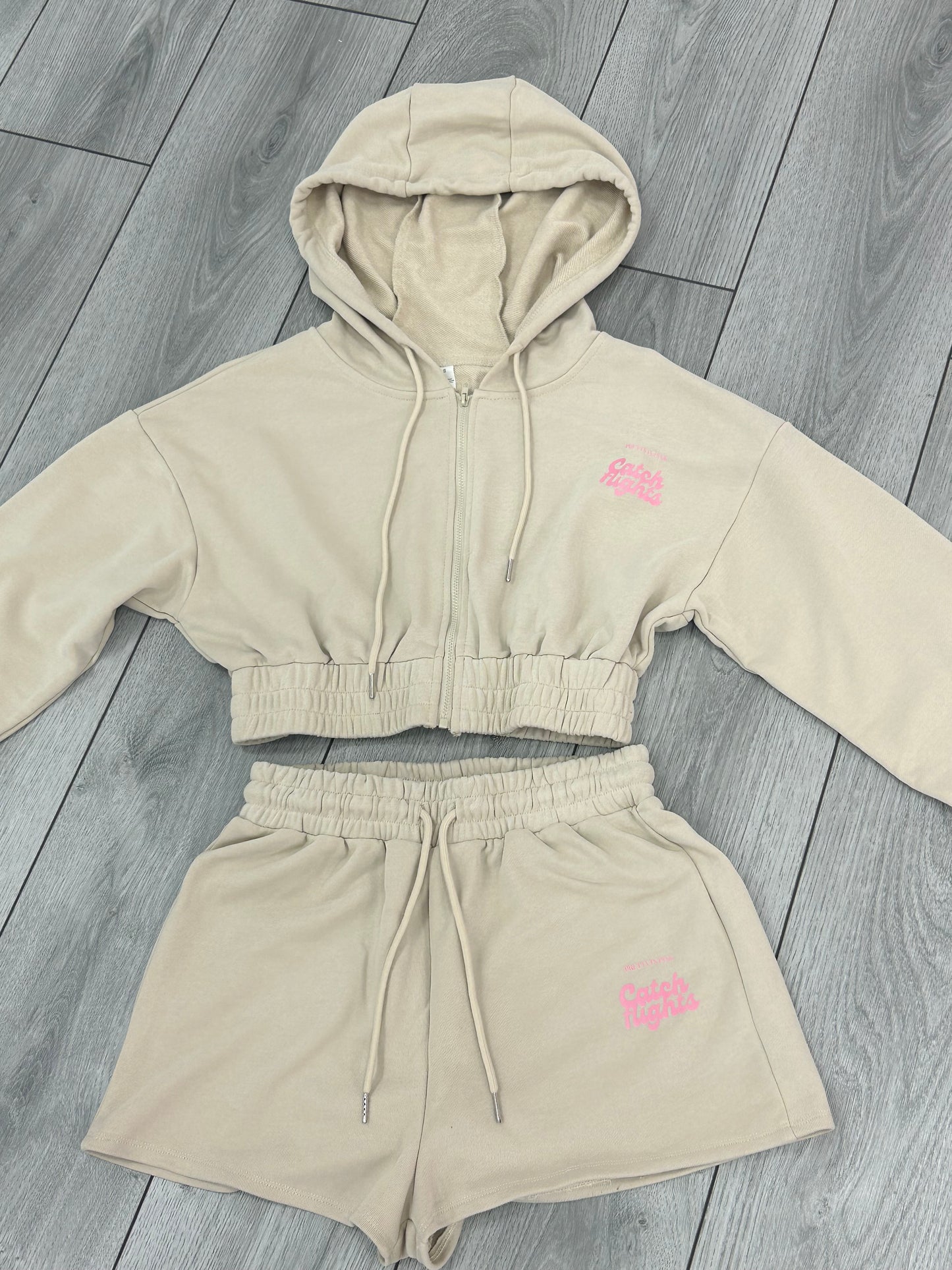 Catch flights shorts beige