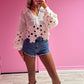 White crochet jumper