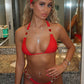 Dahlia red bikini 3 piece