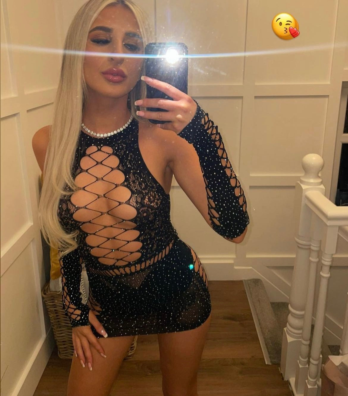 Black Poster Girl Dress