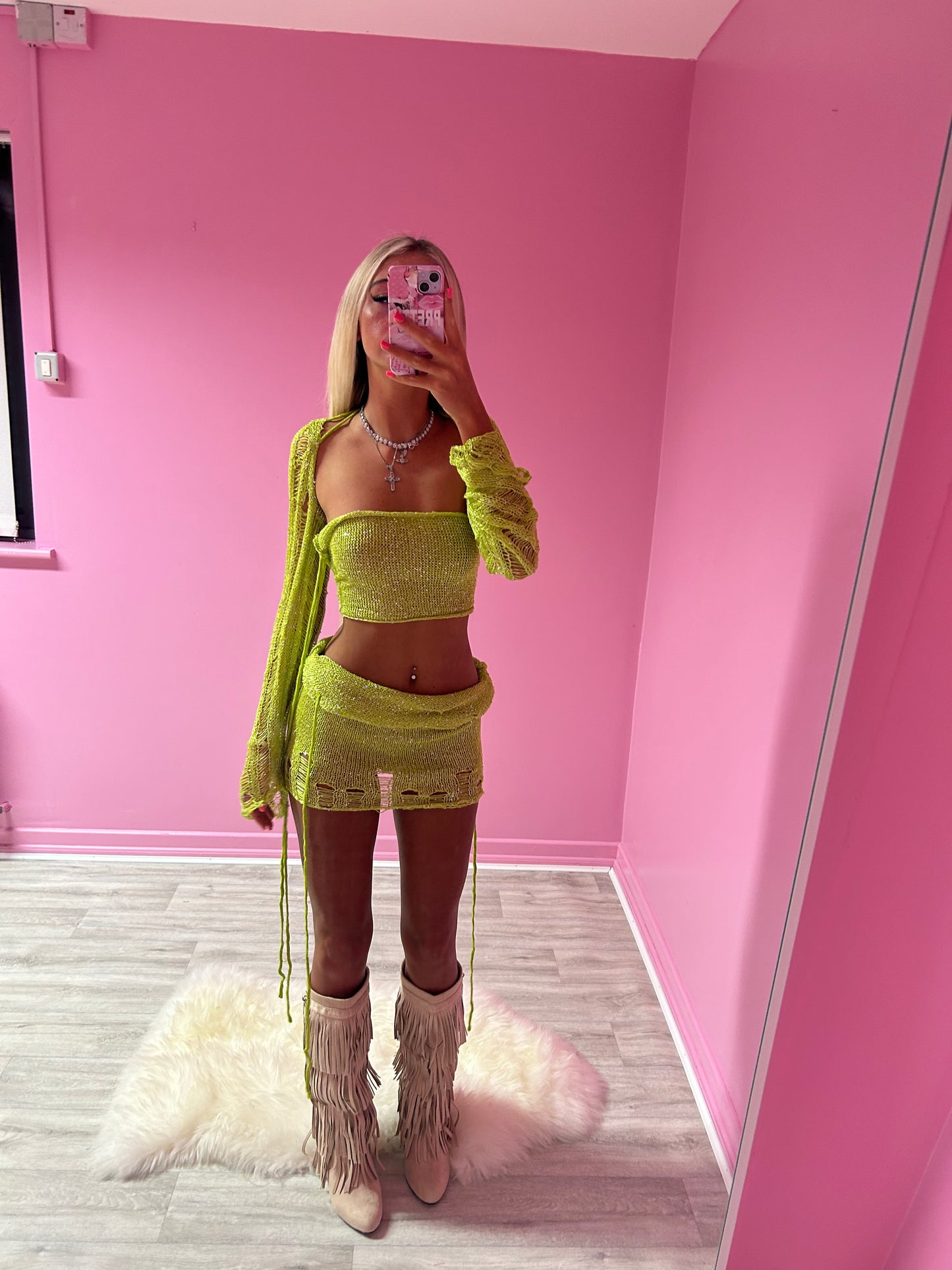 Jazmin multi-way three piece in green