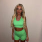 Seamless sculpting set in green