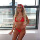Dahlia red bikini 3 piece