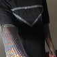 ‘Dash’ diamanté sleeve T-Shirt