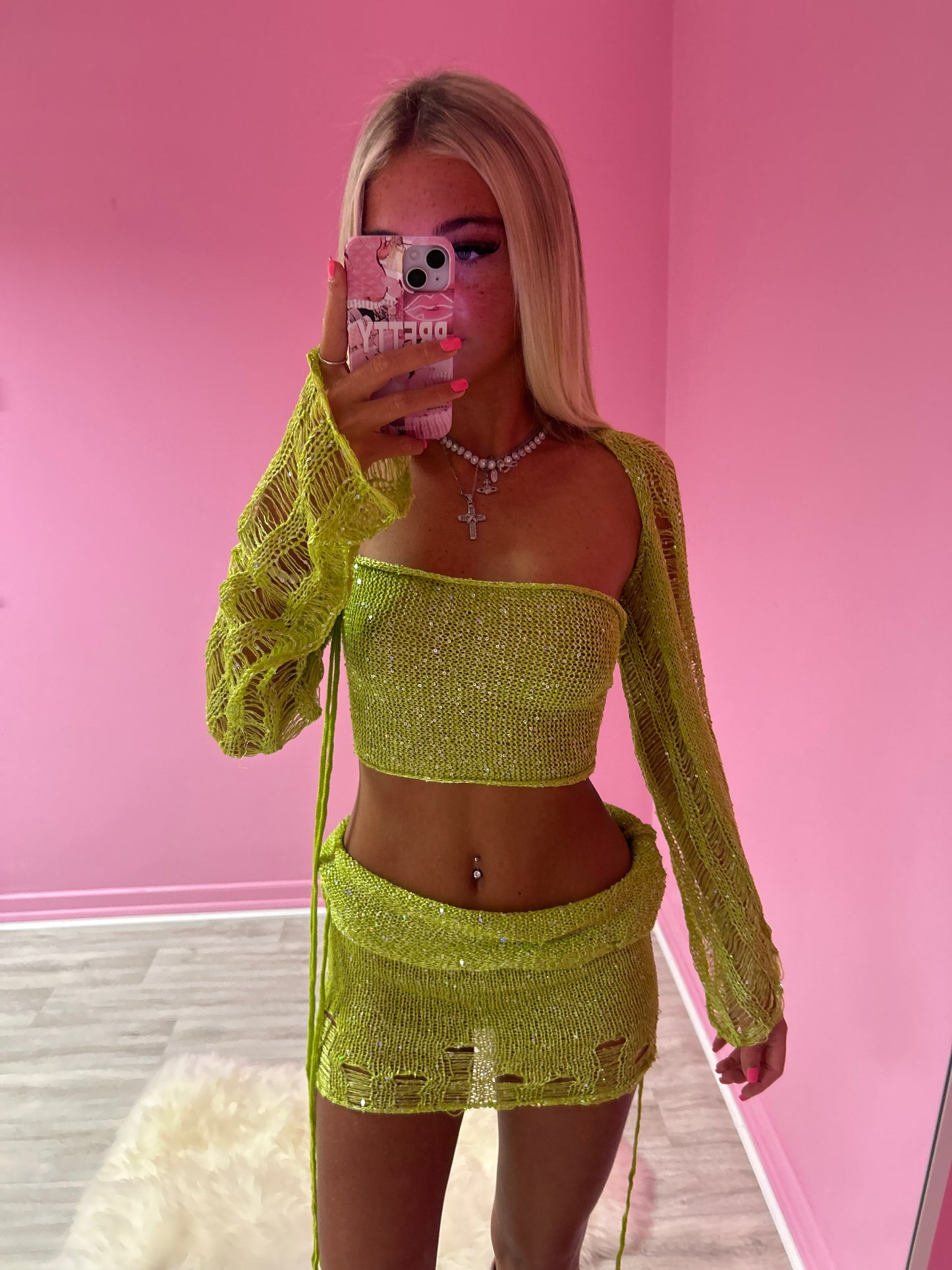Jazmin multi-way three piece in green
