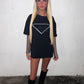 ‘Dash’ diamanté sleeve T-Shirt