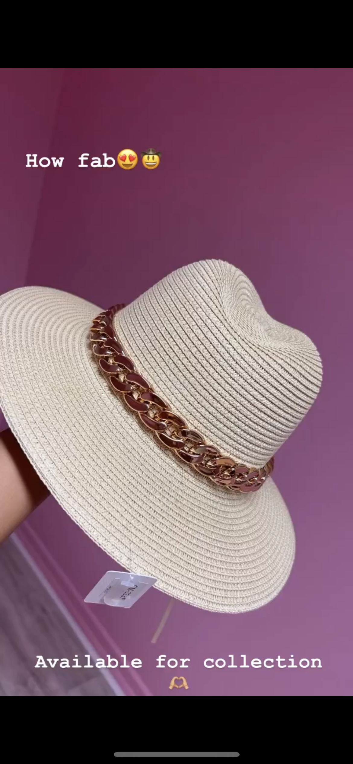 Woven cow girl hat