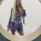‘Pixie’ purple dress and sleeves set
