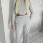 Grey corset tracksuit